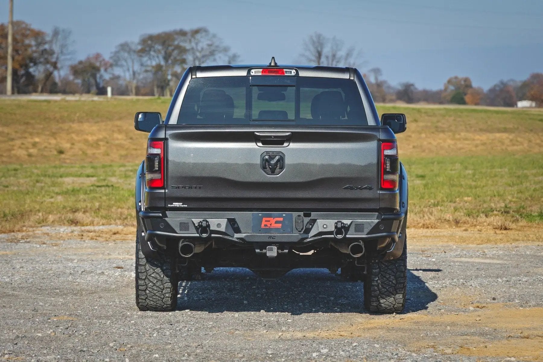 Rough Country Rear Bumper | Tubular | Ram 1500 2WD/4WD (2019-2024) by Rough Country