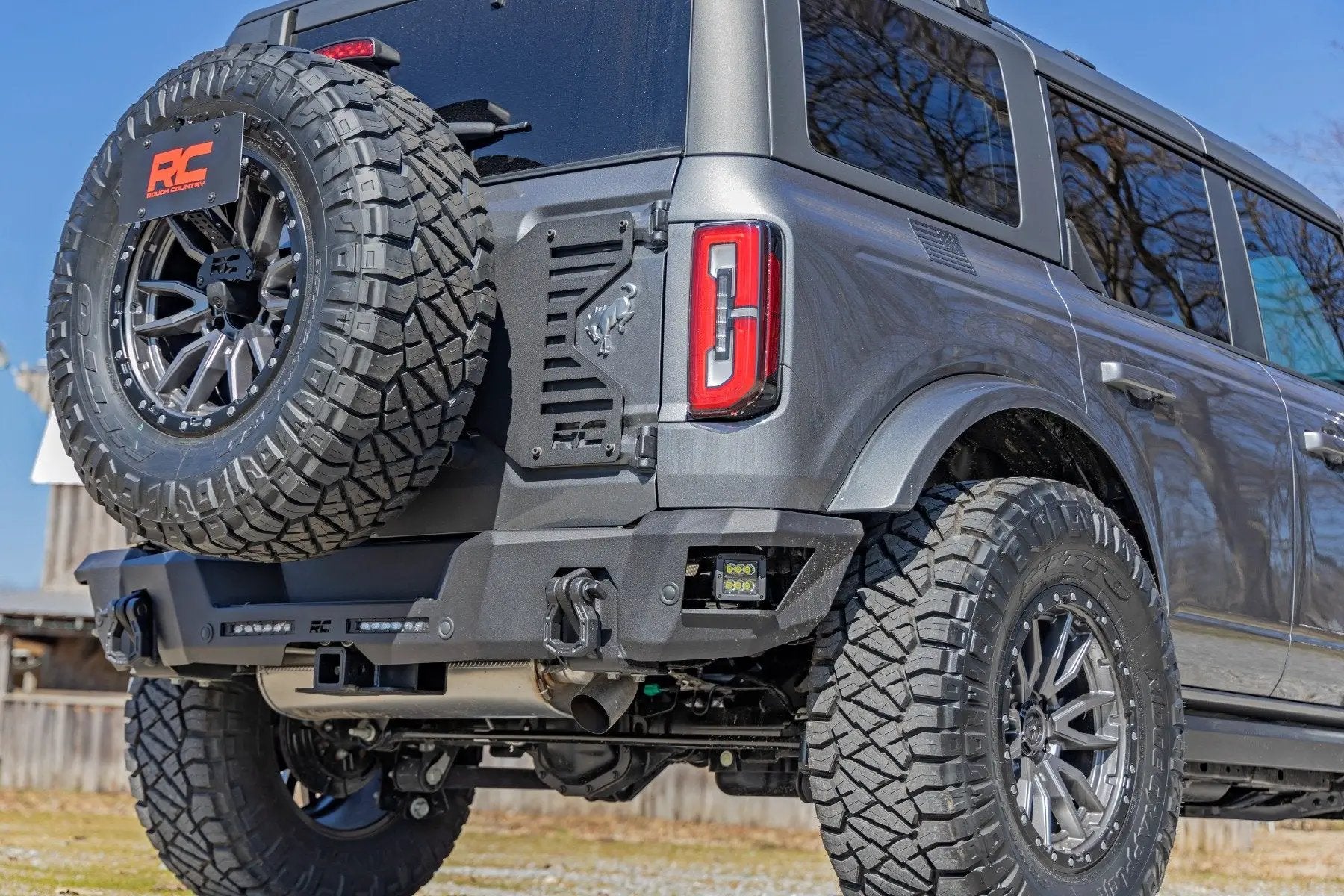 Rough Country License Plate Relocation Bracket | Ford Bronco 4WD (2021-2025) by Rough Country