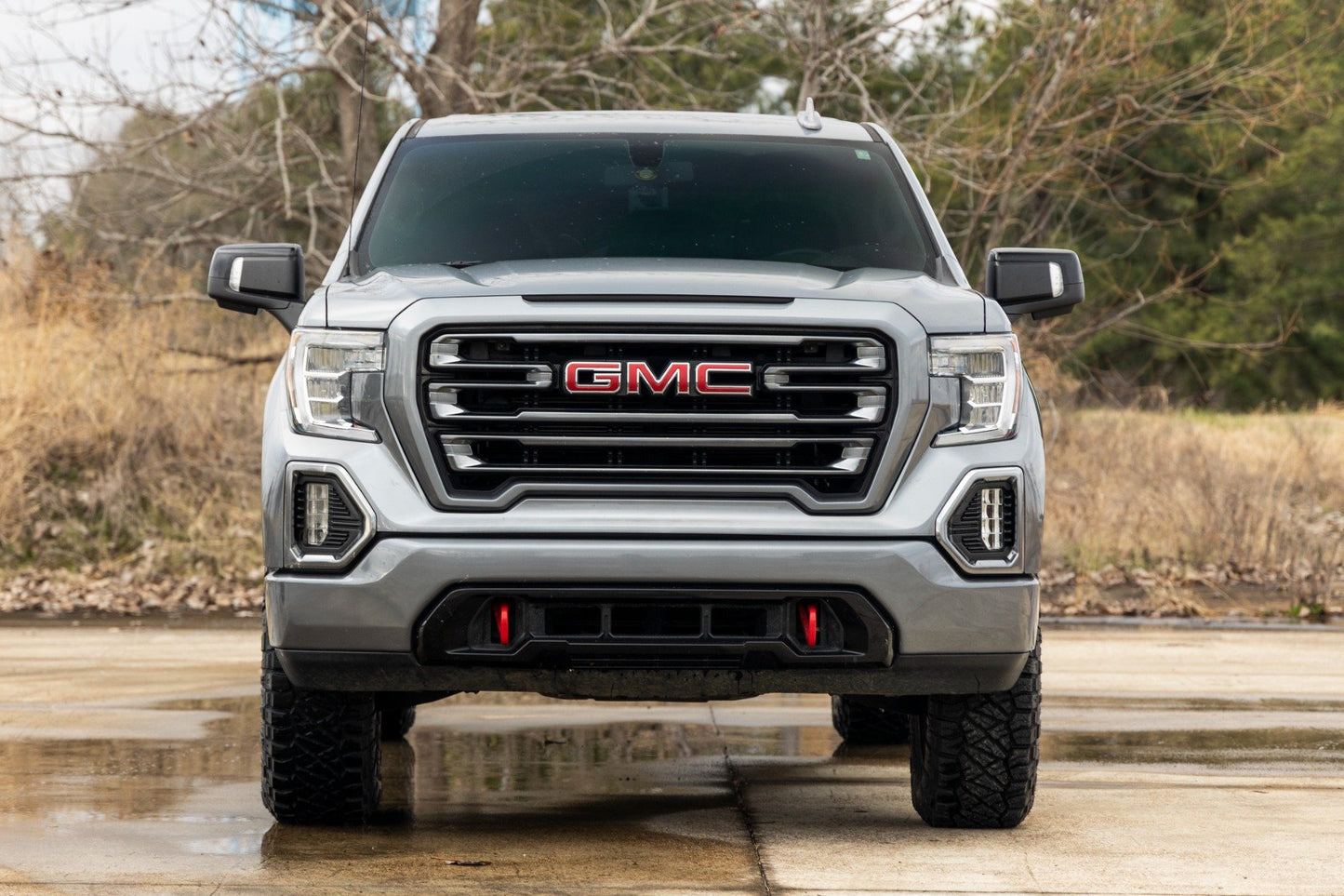Kit de nivelación de 1.75 pulgadas | Brazos de control superiores rojos forjados | AT4 | GMC Sierra 1500 (2019-2026)