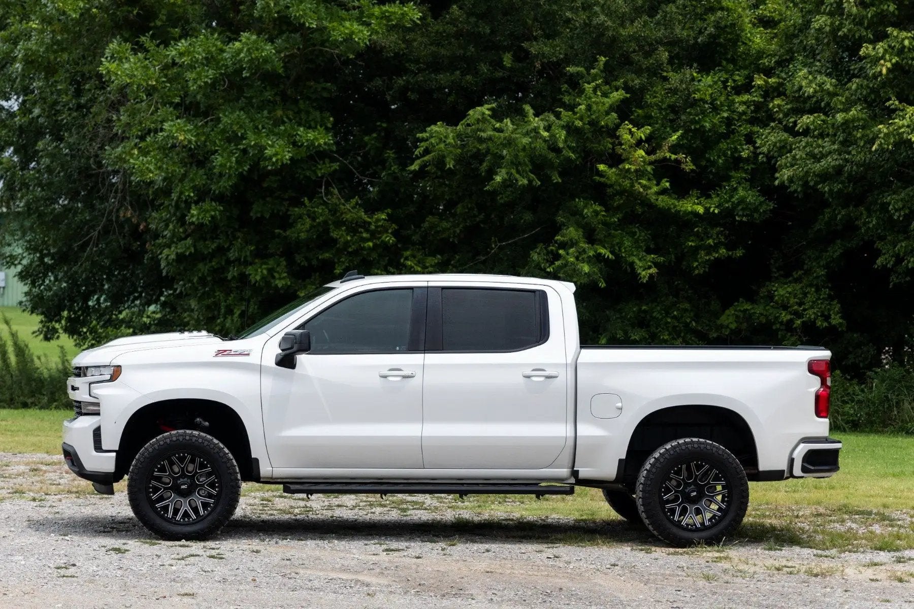 Rough Country Hood Scoop | GAZ Summit White | Chevy Silverado 1500 2WD/4WD (2019-2026) by Rough Country