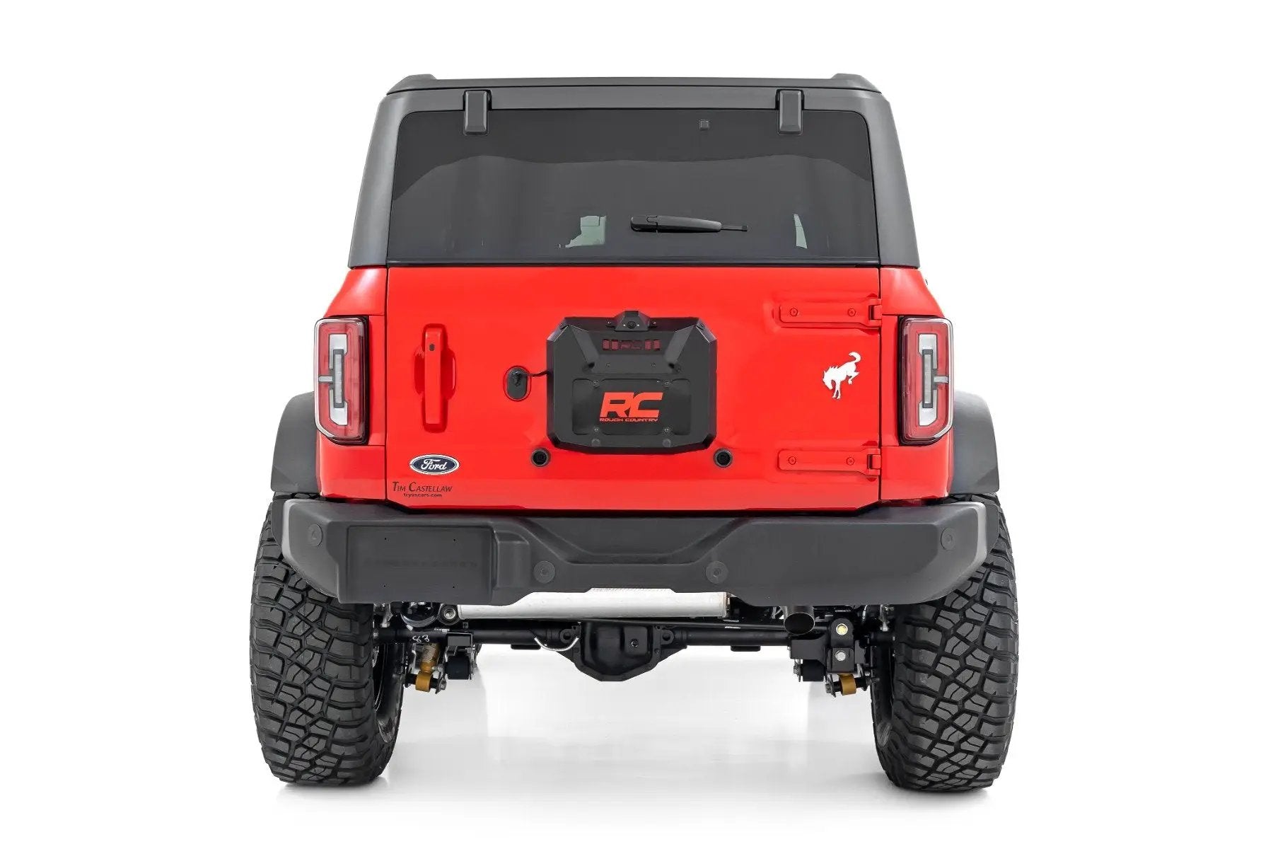 Rough Country Spare Tire Carrier Delete Kit | Ford Bronco 4WD (2021-2025) by Rough Country