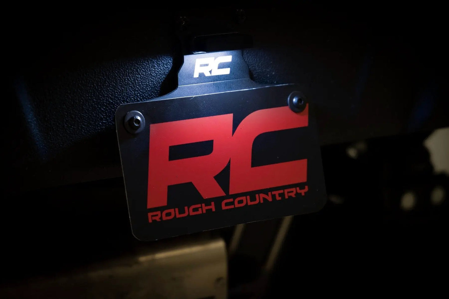 Rough Country Universal License Plate Bracket | LED Lighted by Rough Country