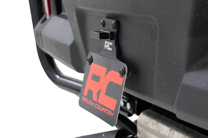 Rough Country Universal License Plate Bracket | LED Lighted by Rough Country