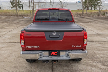 Rough Country Hard Low Profile Bed Cover | 5' Bed | Cargo Mgmt | Nissan Frontier (05-21) by Rough Country