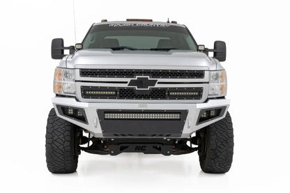Rough Country LED Light Kit | Ditch Mount | 2" Black Pair | Spot | Chevy 1500 & Chevy/GMC 2500HD/3500HD (07-14) by Rough Country