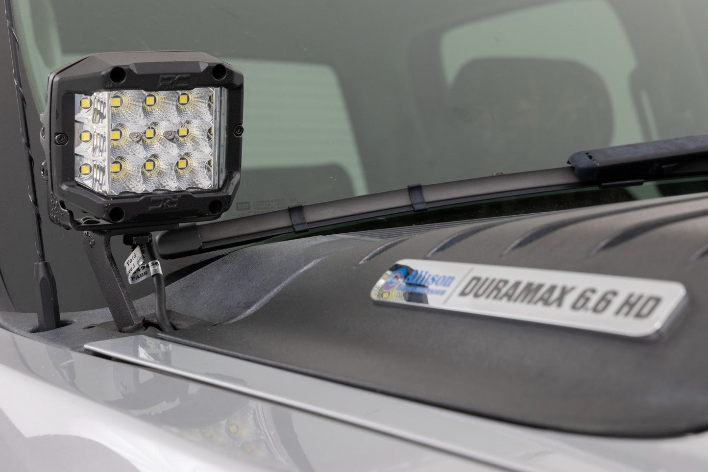 Rough Country LED Light Kit | Ditch Mount |  3" OSRAM | Wide | Chevy 1500 & Chevy/GMC 2500HD/3500HD (07-14)