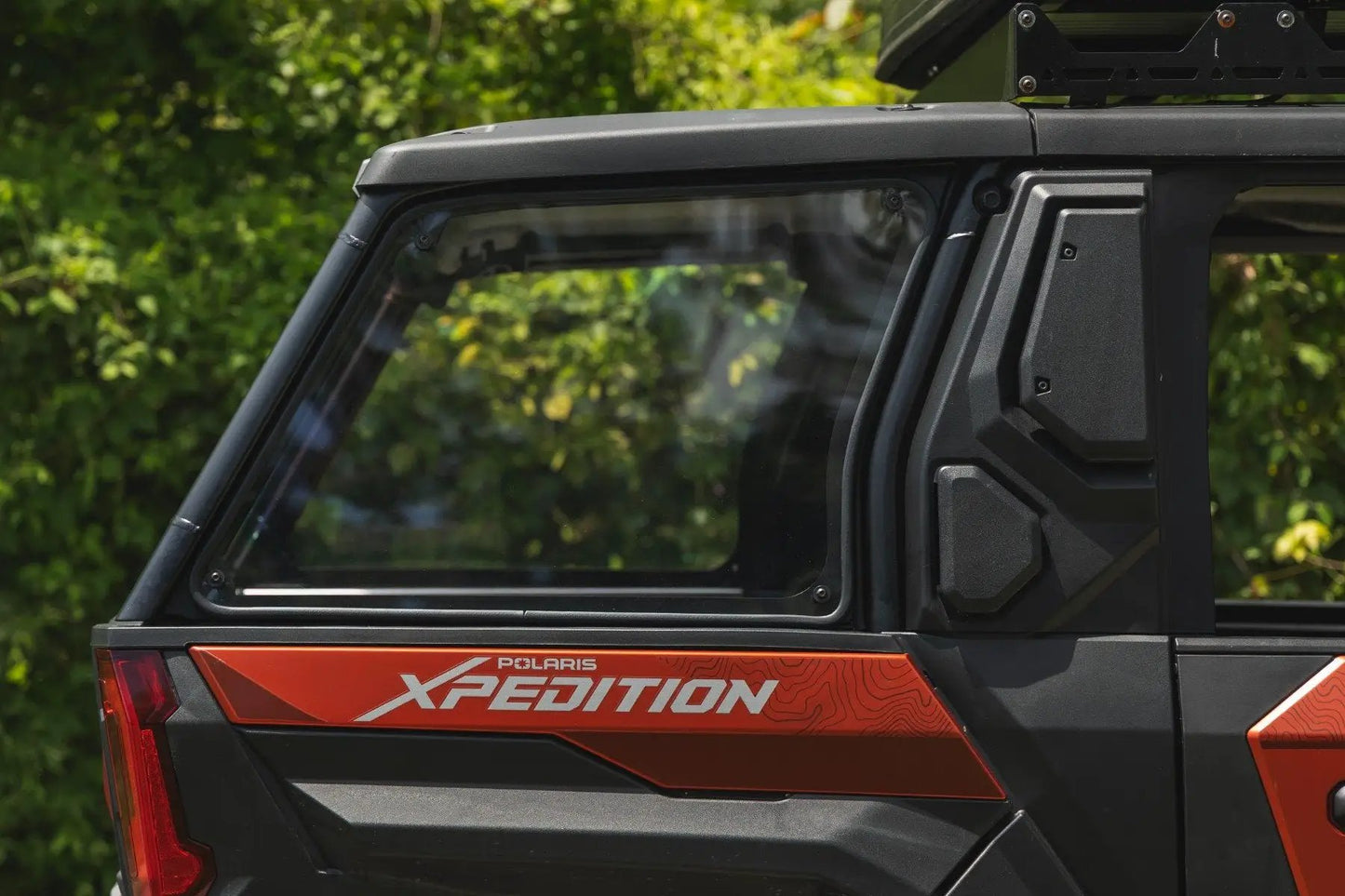 Rough Country Bed Side Rear Windows | Scratch Resistant | Polaris XPEDITION ADV 5 by Rough Country