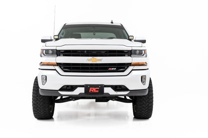 Rough Country LED Ditch Light Kit | 2in Black Pair | Spot | Chevy/GMC 1500 (14-18 & Classic)