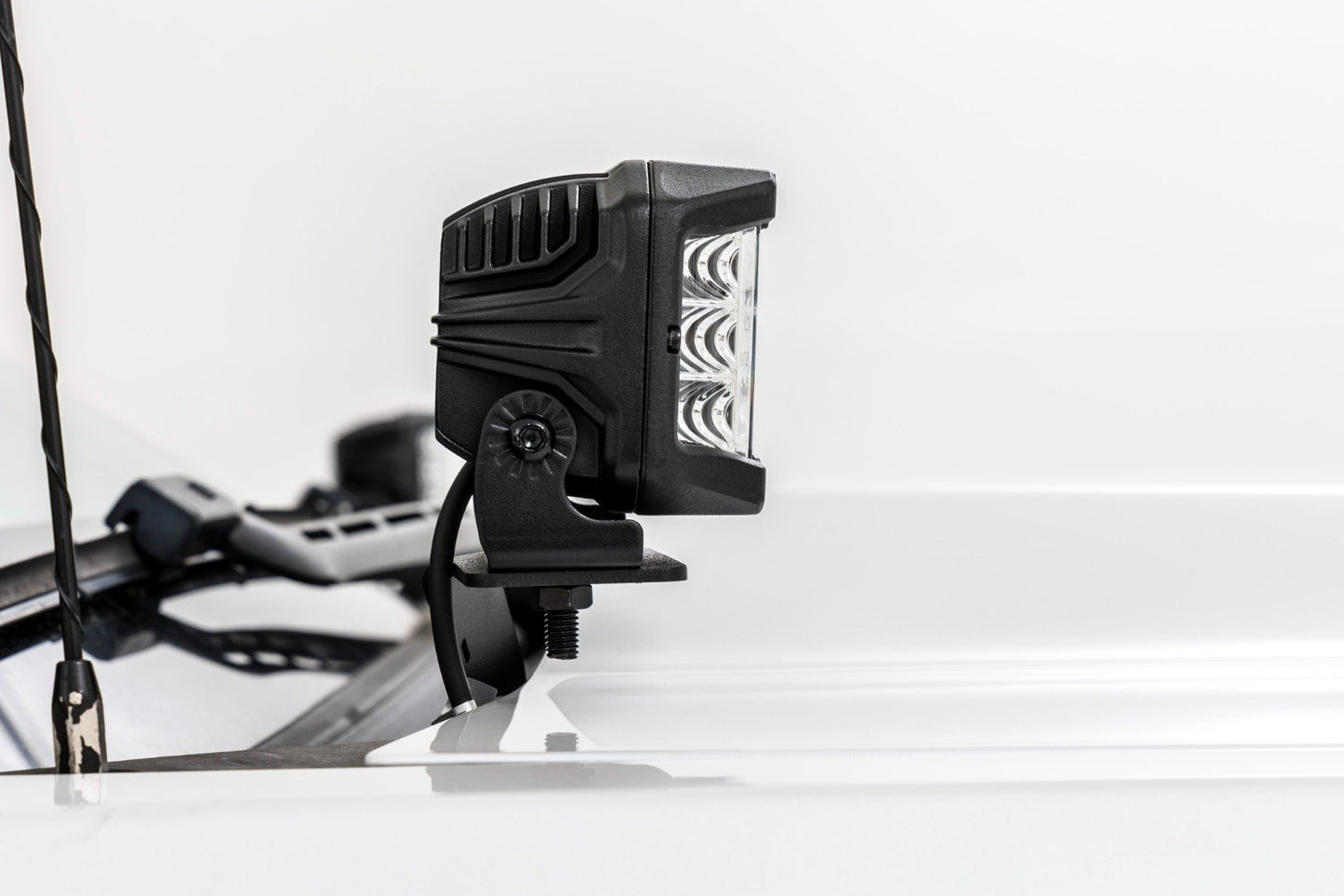 Rough Country LED Ditch Light Kit | 2in Black Pair | Spot | Chevy/GMC 1500 (14-18 & Classic)