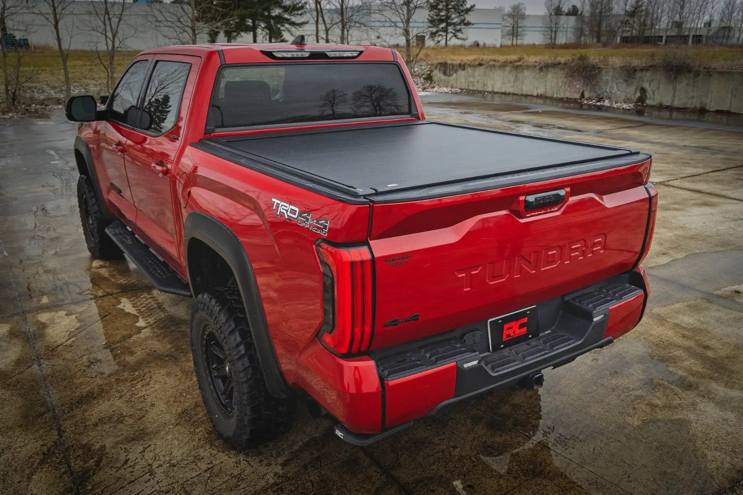 Rough Country Powered Retractable Bed Cover | 5'7" Bed | Toyota Tundra 2WD/4WD (2022-2026) by Rough Country