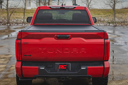 Rough Country Powered Retractable Bed Cover | 5'7" Bed | Toyota Tundra 2WD/4WD (2022-2026) by Rough Country