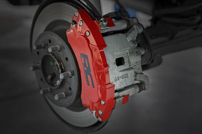 Rough Country Caliper Covers | Front and Rear | Red | Toyota Tundra 2WD/4WD (2022-2026)