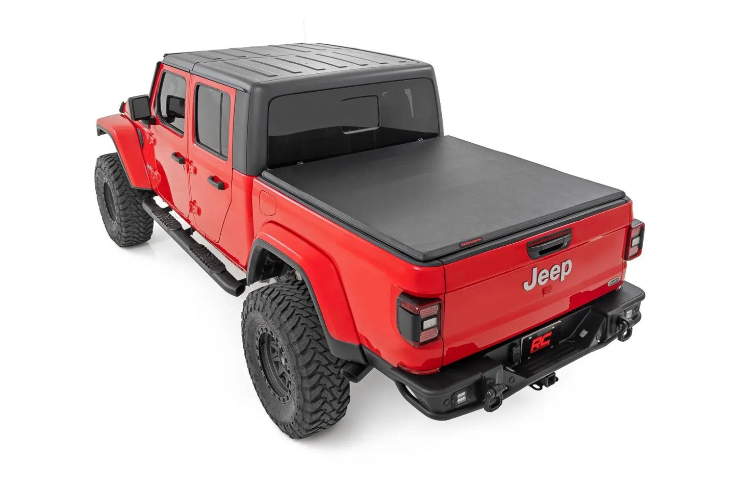 Rough Country Soft Tri-Fold Bed Cover | 5' Bed | Jeep Gladiator JT 4WD (2020-2025) by Rough Country