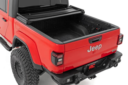 Rough Country Soft Tri-Fold Bed Cover | 5' Bed | Jeep Gladiator JT 4WD (2020-2025) by Rough Country