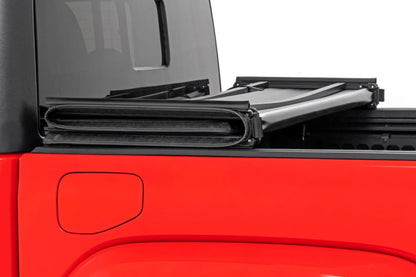 Rough Country Soft Tri-Fold Bed Cover | 5' Bed | Jeep Gladiator JT 4WD (2020-2025) by Rough Country
