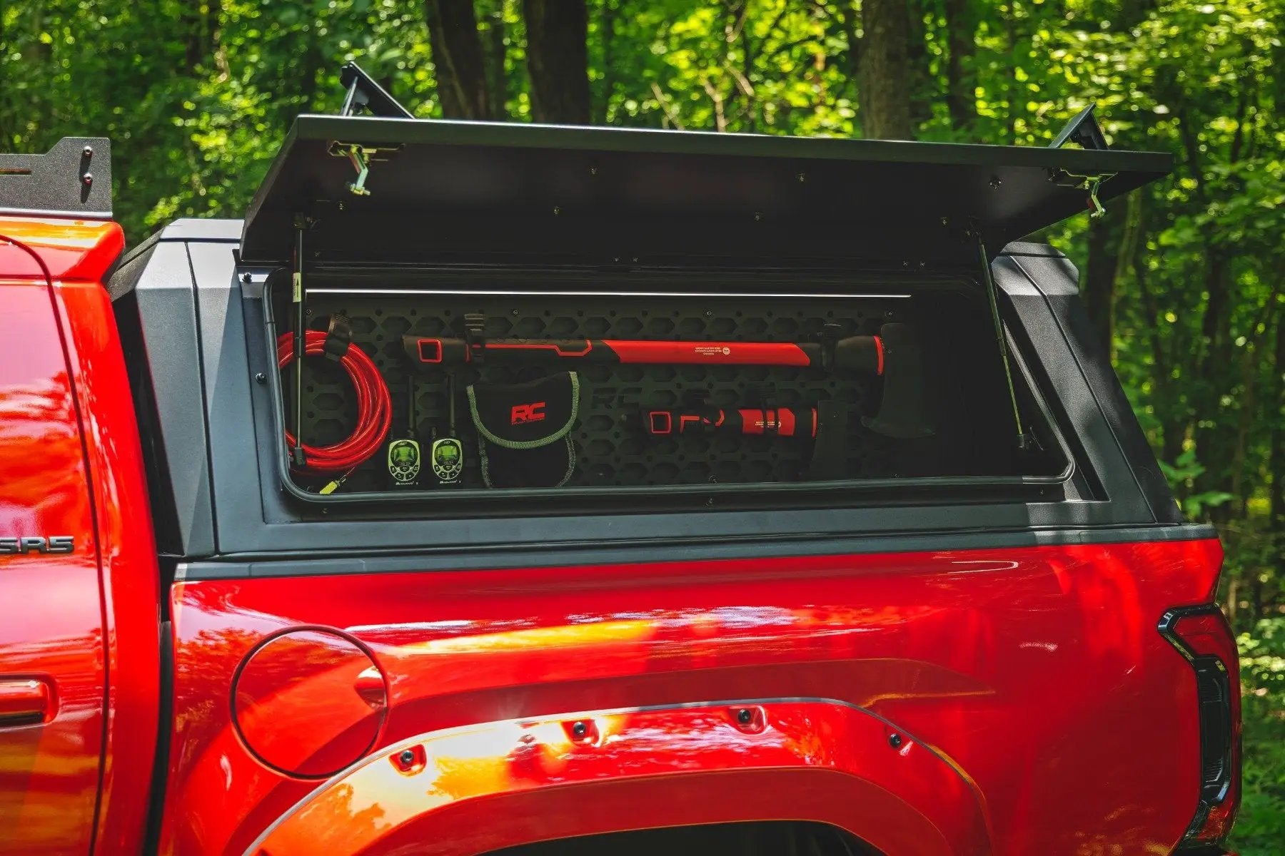Rough Country Bed Cap Molle Panel Side Storage Bin | Drivers Side | Toyota Tacoma (24-26) by Rough Country