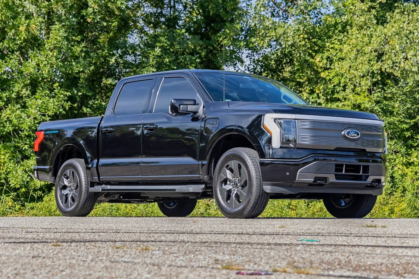 Rough Country 3/4 Inch Front Leveling Kit | Lowers Rear 1.5 Inches | Ford F-150 Lightning (22-25) by Rough Country