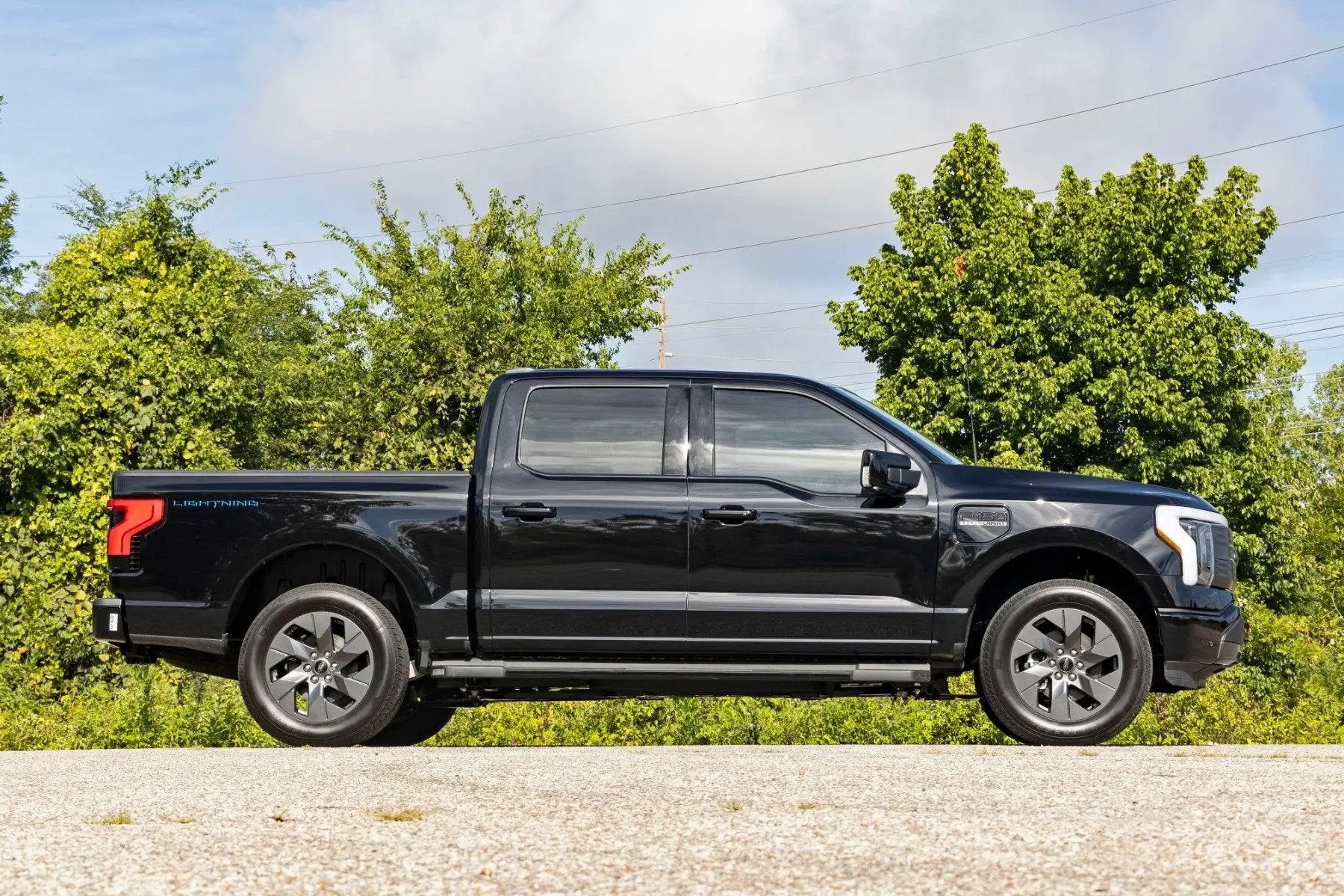 Rough Country 3/4 Inch Front Leveling Kit | Lowers Rear 1.5 Inches | Ford F-150 Lightning (22-25) by Rough Country