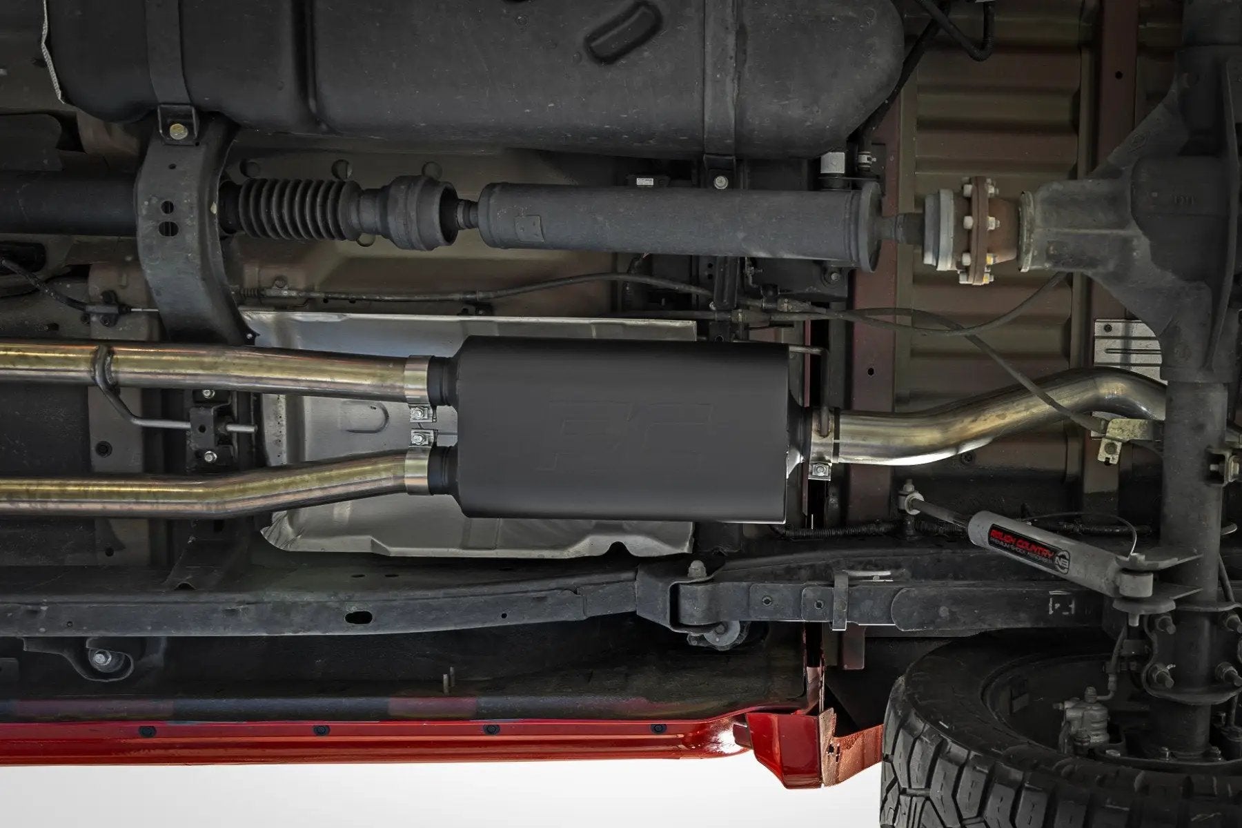 Rough Country Performance Cat-Back Exhaust | Stainless | 3.8L | Nissan Frontier (22-26) by Rough Country