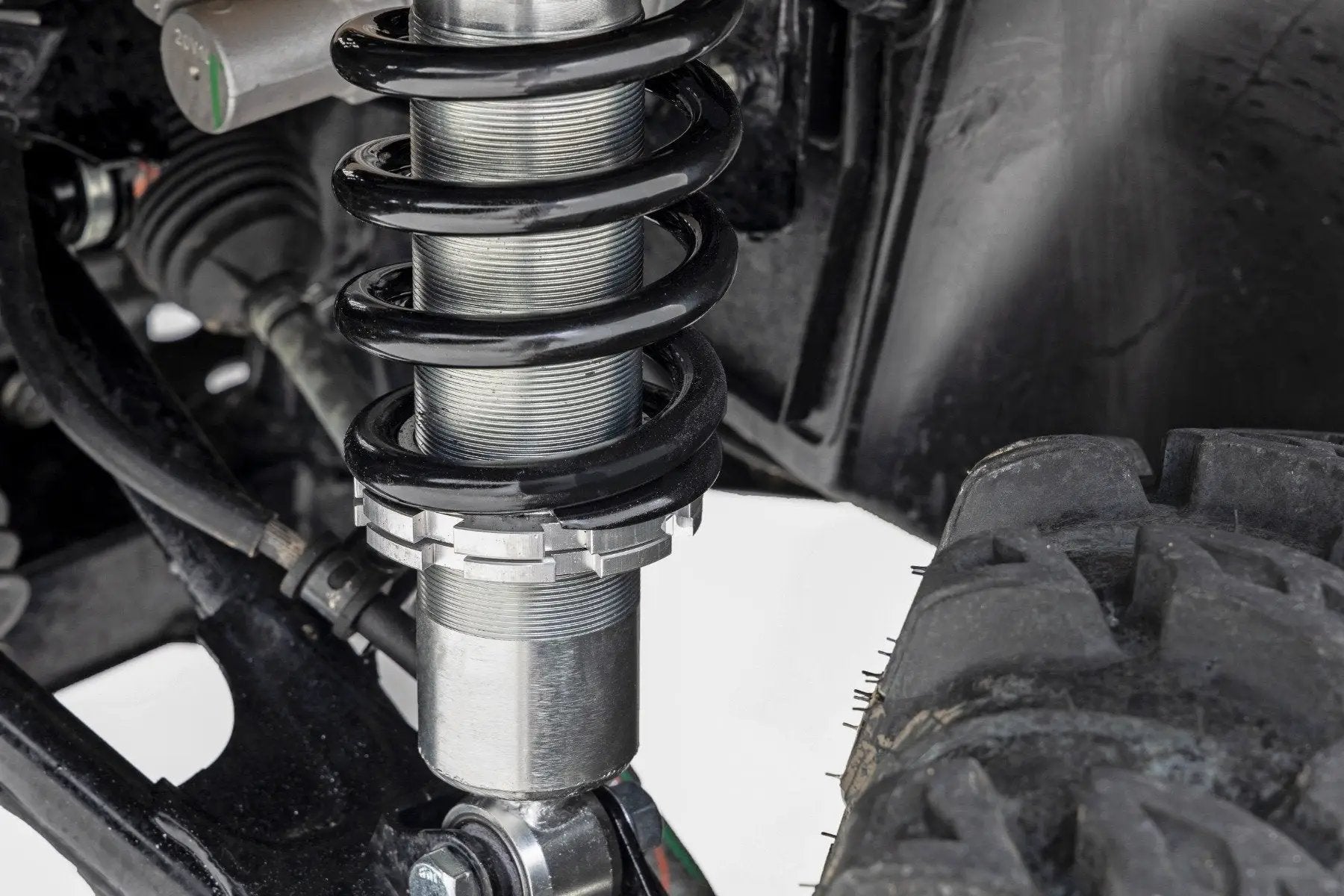 Rough Country M1 Front Coil Over Shocks | Ride Height Adjust | Honda Pioneer 1000 by Rough Country