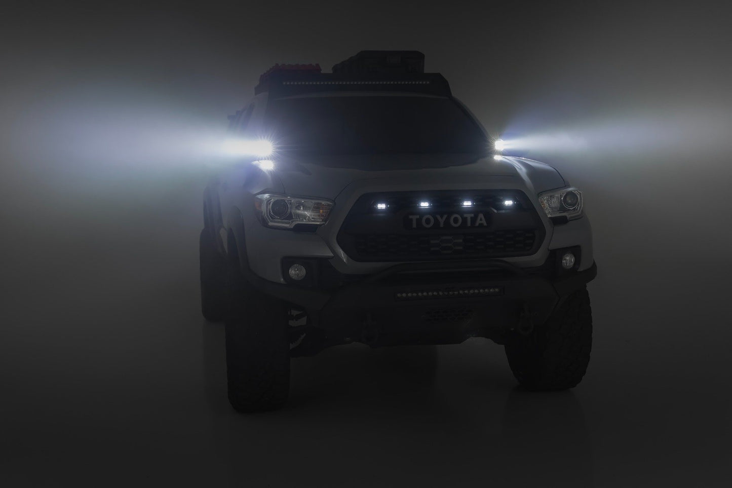 Комплект светодиодных фар | Крепление на желоб | 3" OSRAM | Широкий свет | Toyota Tacoma 2WD/4WD (16-23)