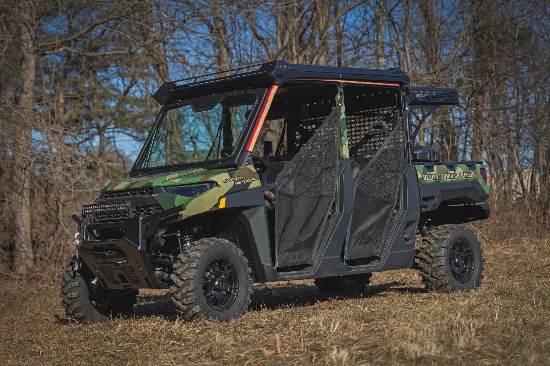 Rough Country Electric Tilt Windshield | Glass | Formed Frame | Polaris Ranger XP 1000 by Rough Country