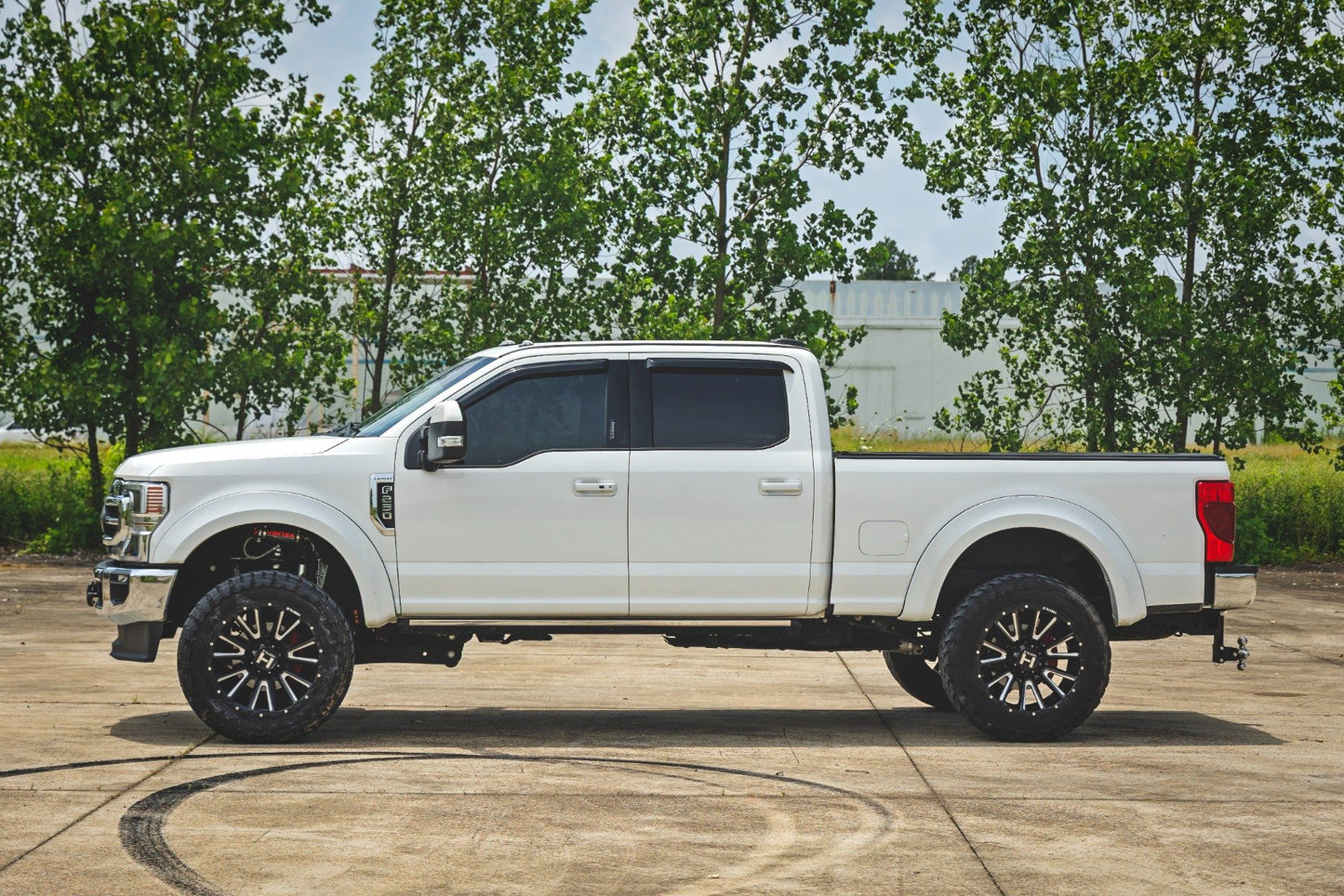 Deflectores de Ventana Lateral | Protector de Lluvia Adhesivo | Ford F-150 (17-25)/F-250 (15-26)