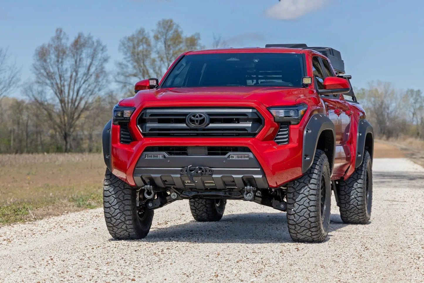 Rough Country LED Light Kit | Ditch Mount | 2" Black Pair | Spot | Toyota Tacoma (24-25) by Rough Country