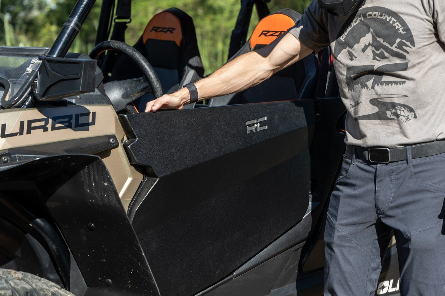 Medias puertas de aluminio inferiores | Traseras | Polaris RZR XP 4 1000/RZR XP 4 Turbo S