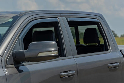 Rough Country Side Window Deflectors | In Channel Rain Guard | Ram 1500 (19-26)/1500 TRX (21-24) by Rough Country