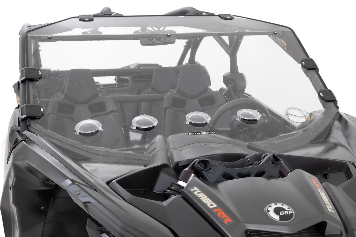 Rough Country Vented Full Windshield | Scratch Resistant | Can-Am Maverick X3 by Rough Country