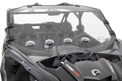 Rough Country Vented Full Windshield | Scratch Resistant | Can-Am Maverick X3 by Rough Country