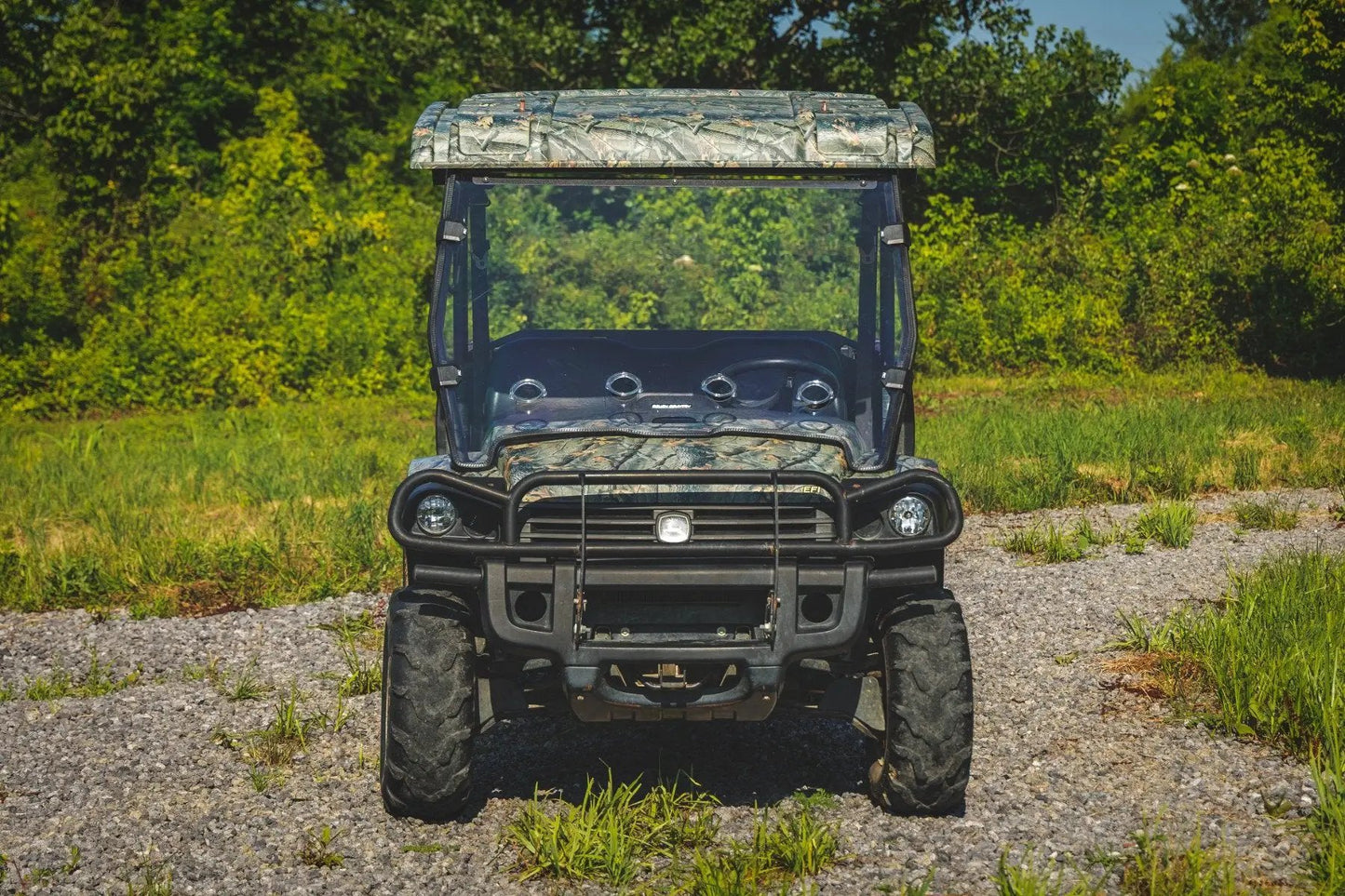 Rough Country Vented Full Windshield | Scratch Resistant | John Deere Gator XUV 825 by Rough Country