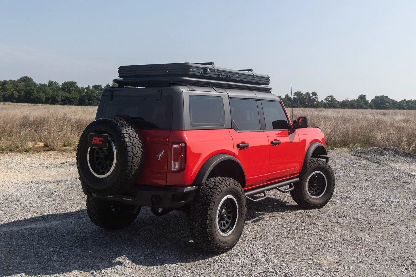 Rough Country Nerf Steps | Wheel to Wheel | 4 Door | Ford Bronco 4WD (2021-2025) by Rough Country