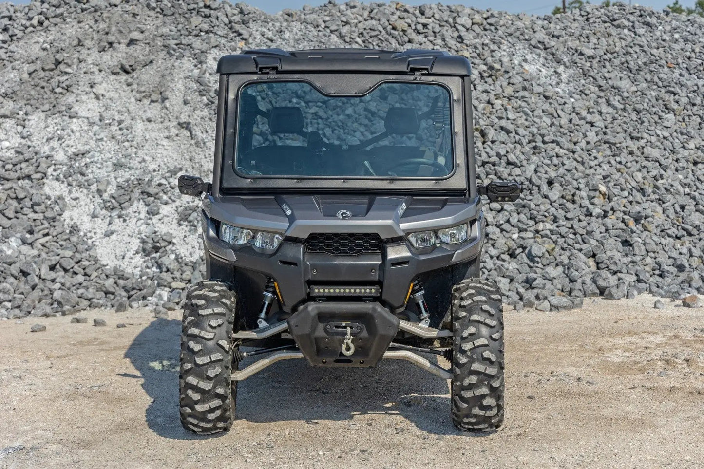 Rough Country Electric Tilt Windshield | Glass | Can-Am Defender HD 8/HD 9/HD 10 by Rough Country
