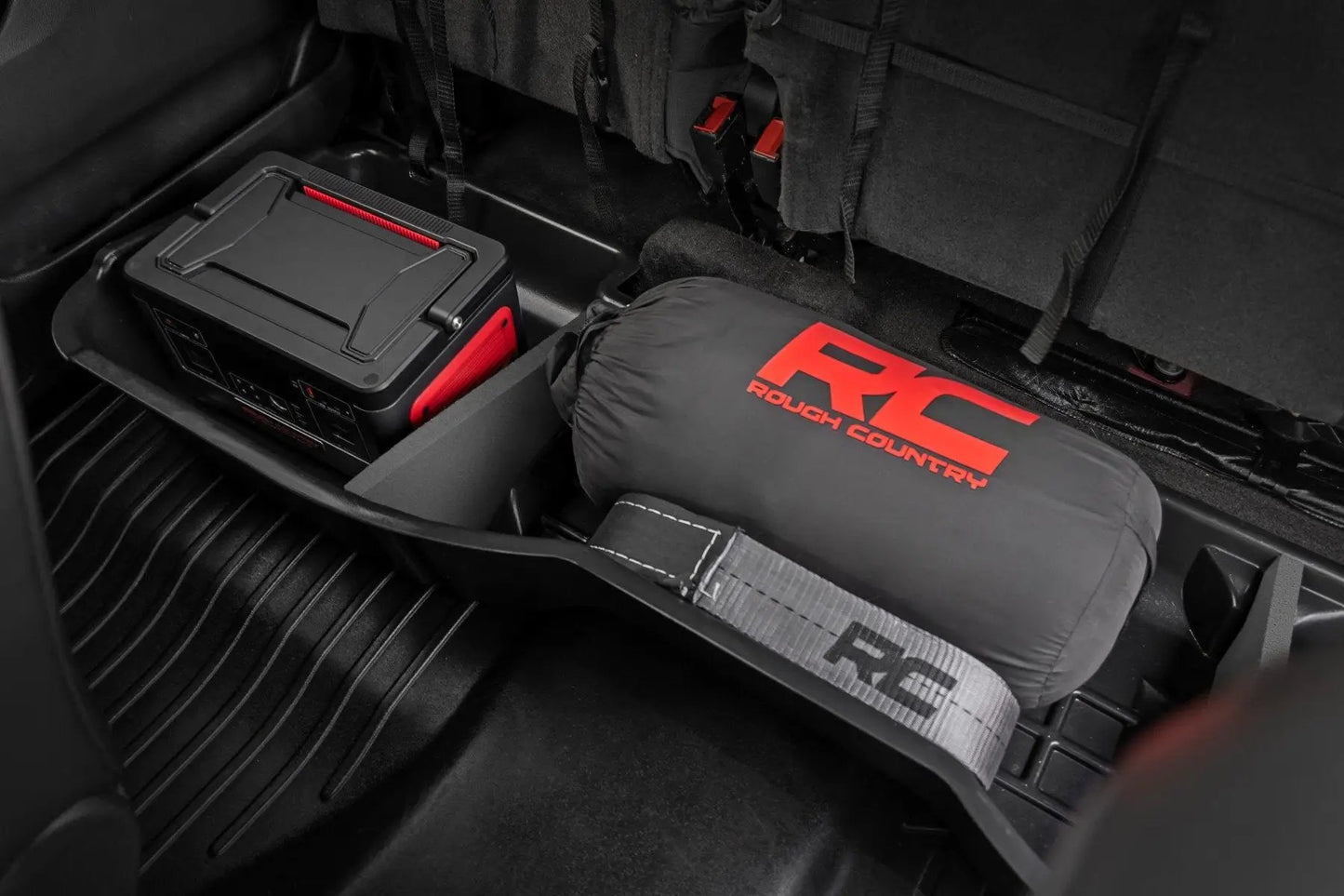 Rough Country Under Seat Storage | Crew Cab | Chevy/GMC 1500/2500HD/3500HD 2WD/4WD by Rough Country