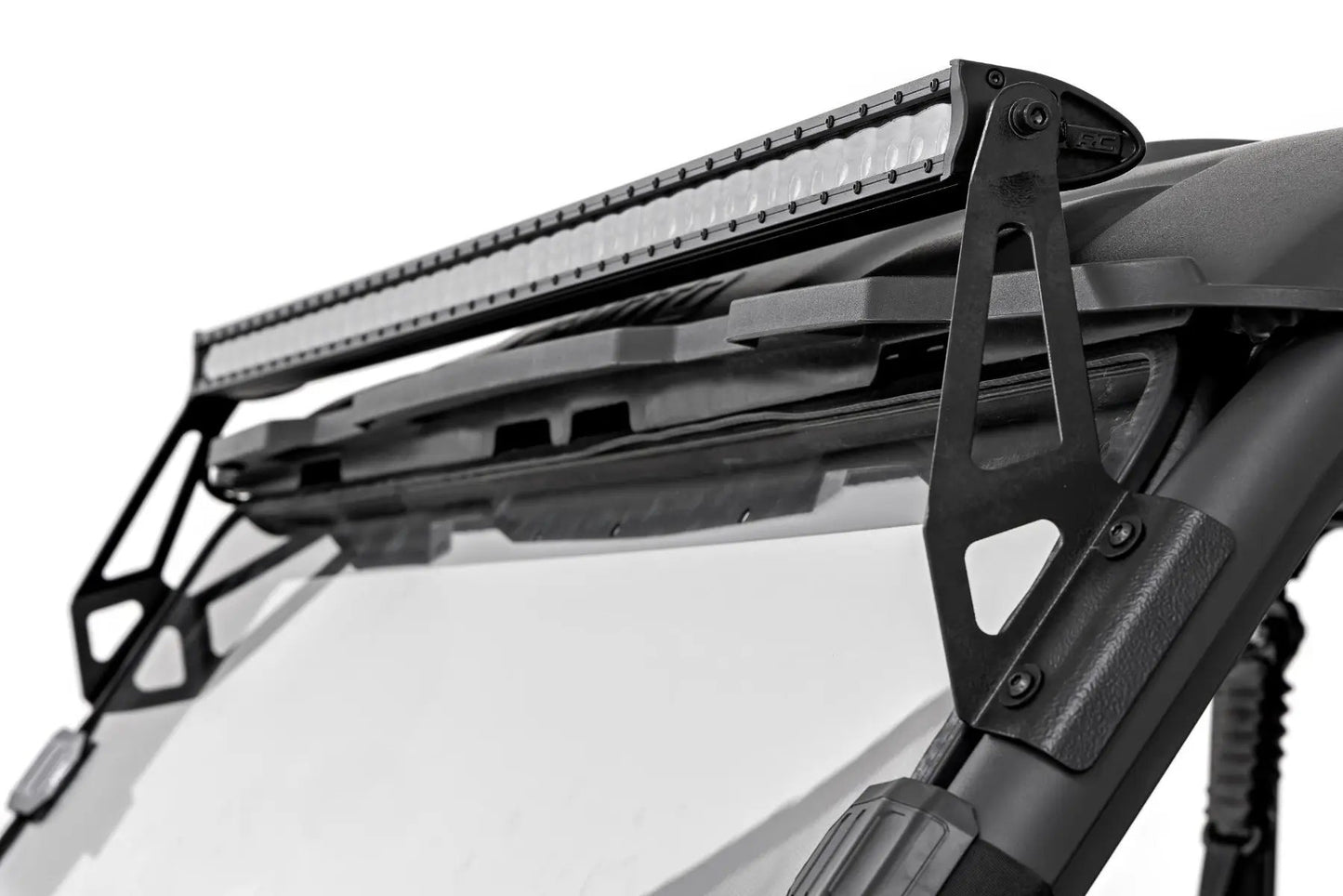Rough Country LED Light Kit | Front Mount | 50" Black Single Row | CFMOTO UFORCE 1000 by Rough Country
