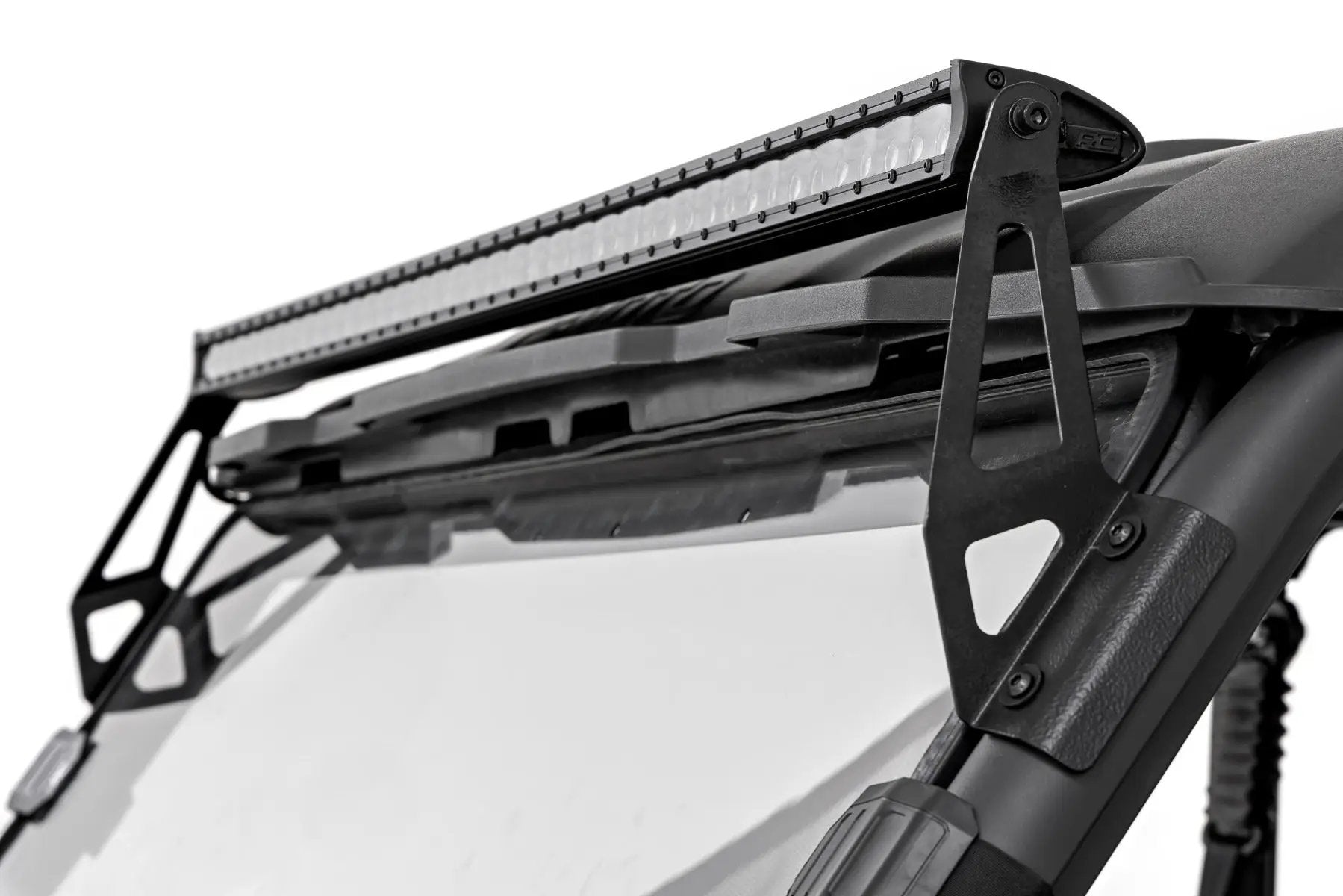 Rough Country LED Light Kit | Front Mount | 50" Black Single Row | CFMOTO UFORCE 1000 by Rough Country