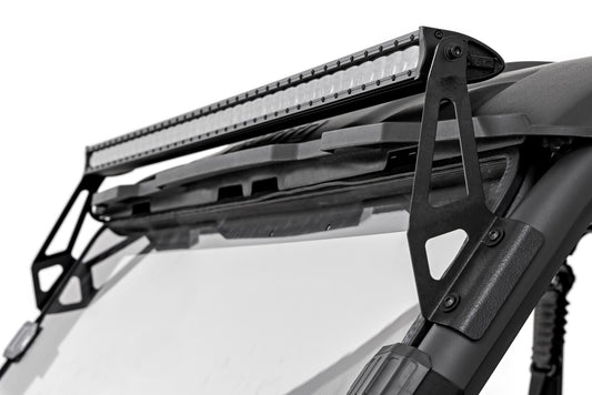 Kit de luces LED | Montaje delantero | Fila única de 50" negra | CFMOTO UFORCE 1000