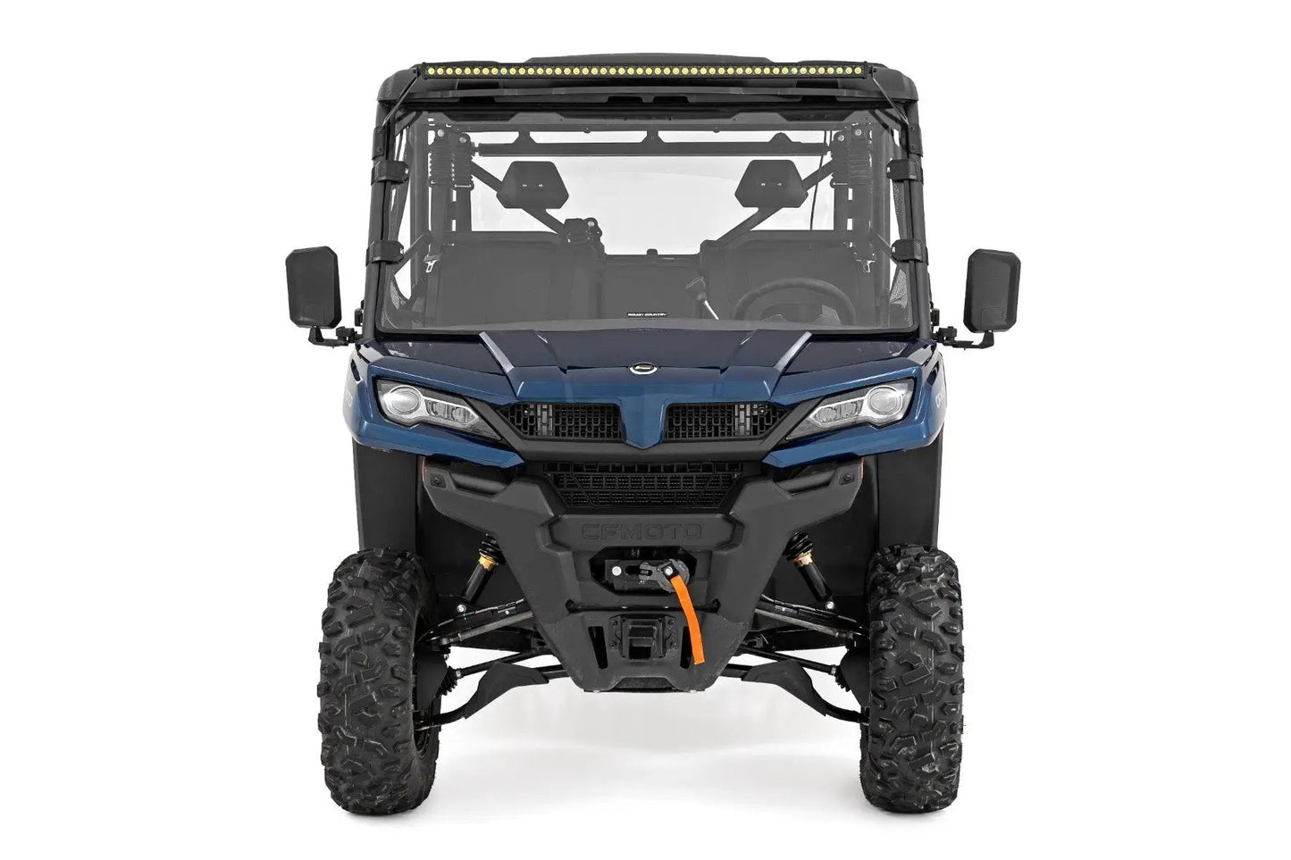 Rough Country LED Light Kit | Front Mount | 50" Black Single Row | CFMOTO UFORCE 1000 by Rough Country