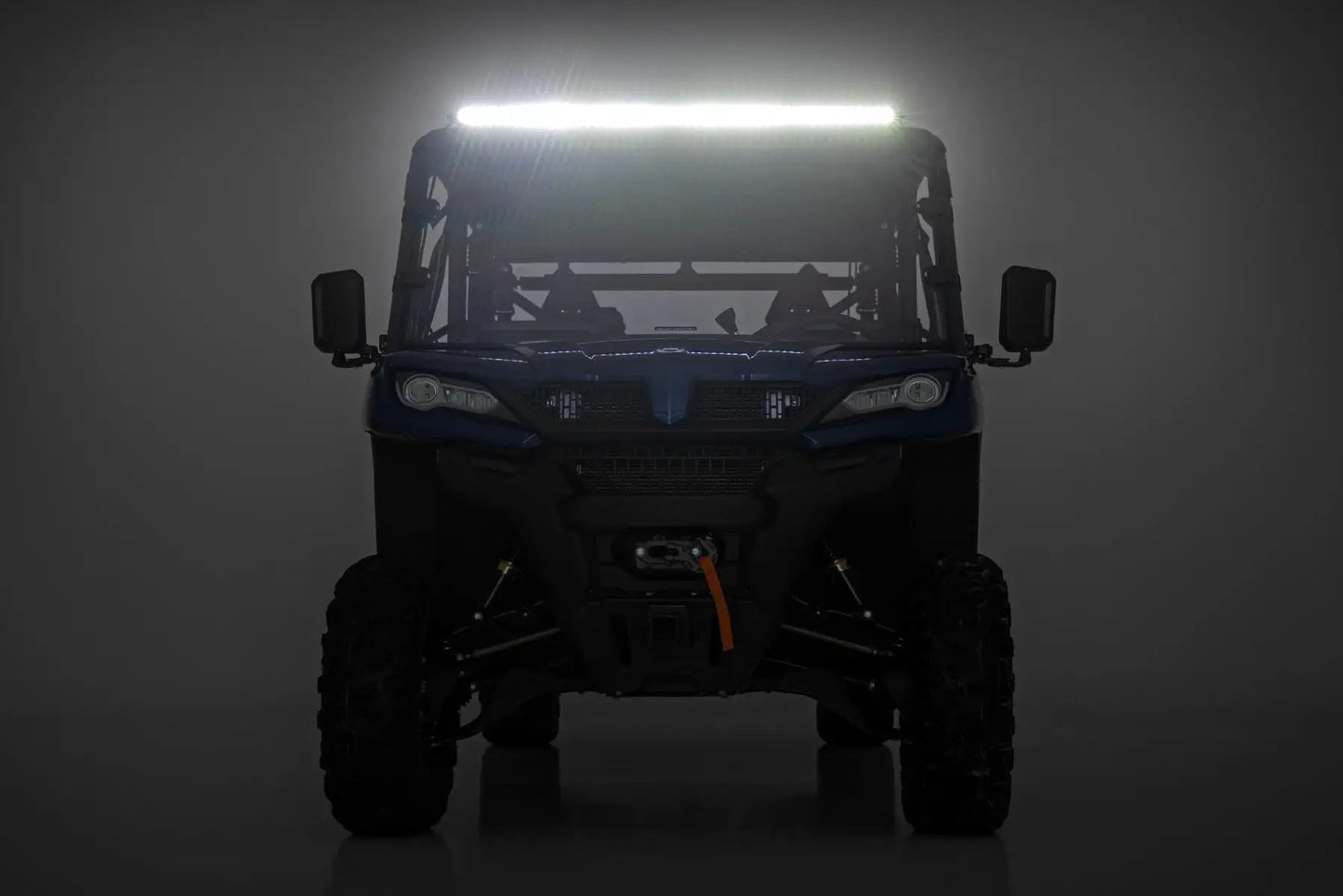 Rough Country LED Light Kit | Front Mount | 50" Black Single Row | CFMOTO UFORCE 1000 by Rough Country