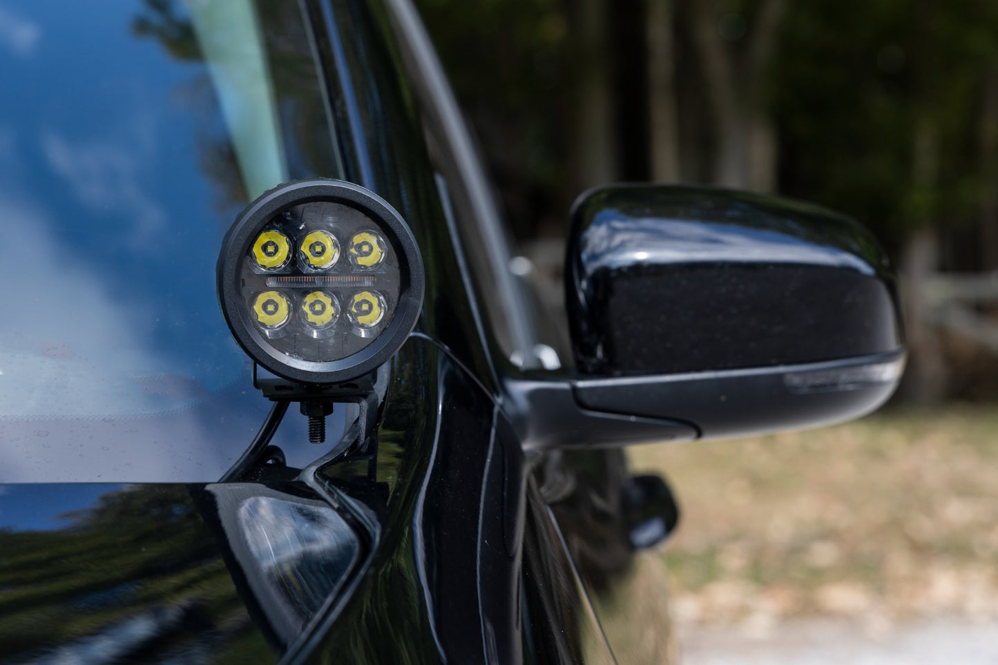Комплект светодиодных фар | Крепление в нишу | 3 дюйма OSRAM | Широкий луч | Jeep Cherokee KL (14-21)