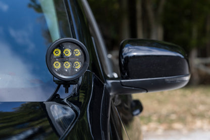 Комплект светодиодных фар | Крепление в нишу | 3 дюйма OSRAM | Широкий луч | Jeep Cherokee KL (14-21)