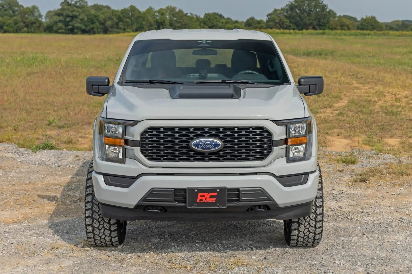 Rough Country Hood Scoop | E7 Velocity Blue | Ford F-150 2WD/4WD (2021-2025) by Rough Country