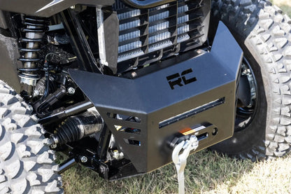 Rough Country Winch Plate | 4500-LB Winch | 10" Black Slimline | Honda Pioneer 520 by Rough Country