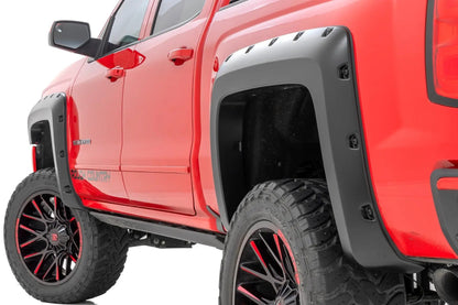 Rough Country Pocket Fender Flares | 5'9" Bed | Gas Door | Chevy Silverado 1500 (14-18 & Classic) by Rough Country