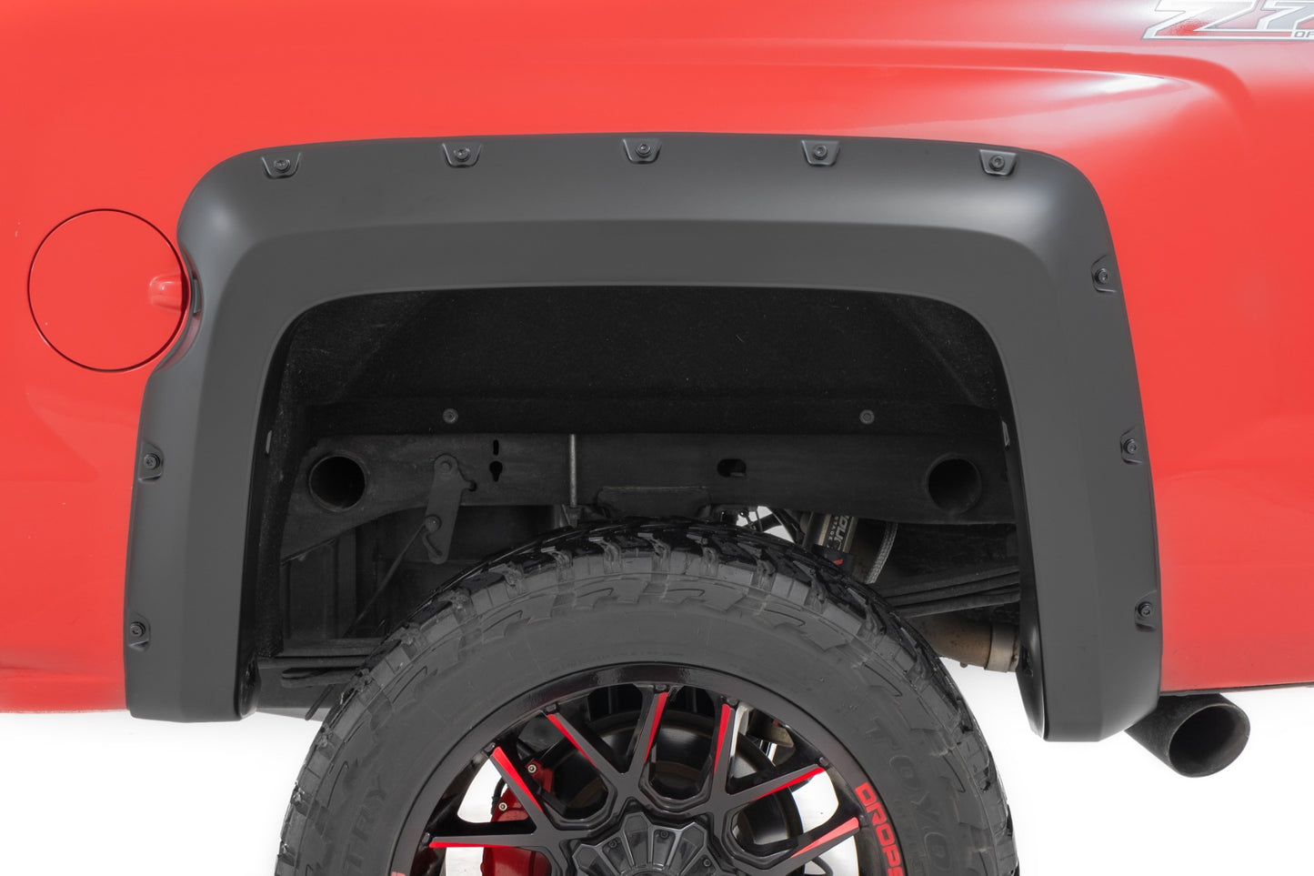 Guardabarros de bolsillo | Caja de 6'7" y 8' | GXG Tungsteno | Chevy Silverado 1500 (14-18)/2500HD