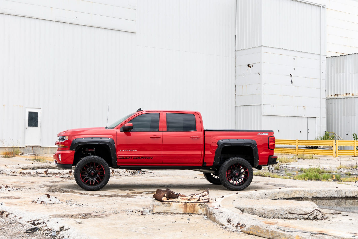 Расширители арок | Defender | Кузов 5 футов 9 дюймов | Серебристый | Chevy Silverado 1500 (14-18 и Classic)
