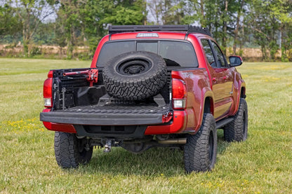 Rough Country Bed Mount Spare Tire Carrier | Universal (5x5.5 6x5.5 6x135 & 5x5.0 Bolt Patterns) by Rough Country