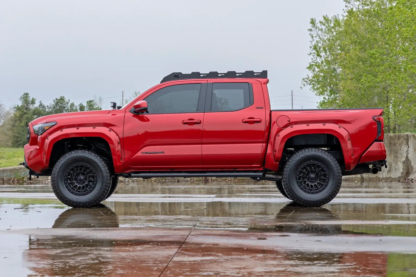 Rough Country BA2 Running Boards | Side Step Bars | Double Cab | Toyota Tacoma (24-25) by Rough Country
